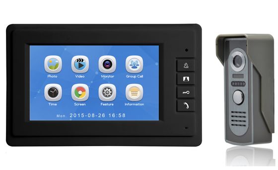 1000TVL Wired Video Door Phone System 800x480 Color Recording Entry Control